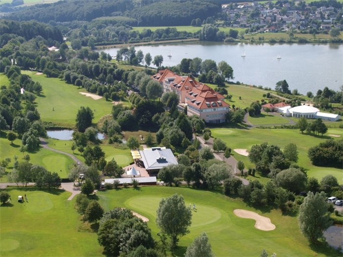 Hotelansicht Luftaufnahme